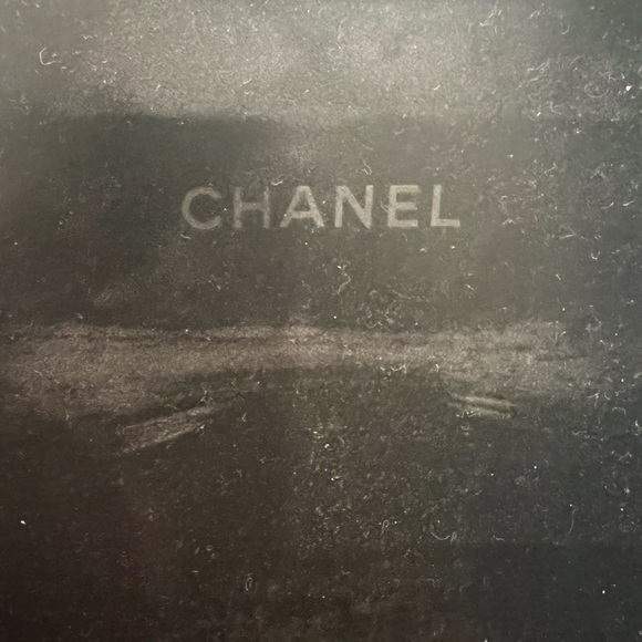 CHANEL sunglasses Black Gold Chain Arms Interlocking CC Logo Acetate Square - Picture 10 of 13